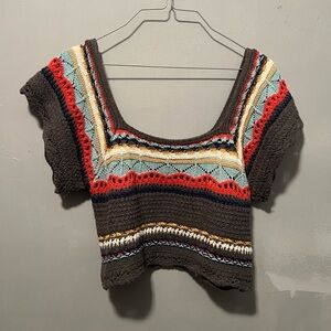 Woman’s Crochet Crop Top